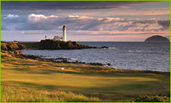 Ailsa Championship golf course at Turnberry